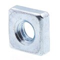 Prime-Line Square Nuts, #10-24, Zinc Plated Steel 10 Pack 9192524